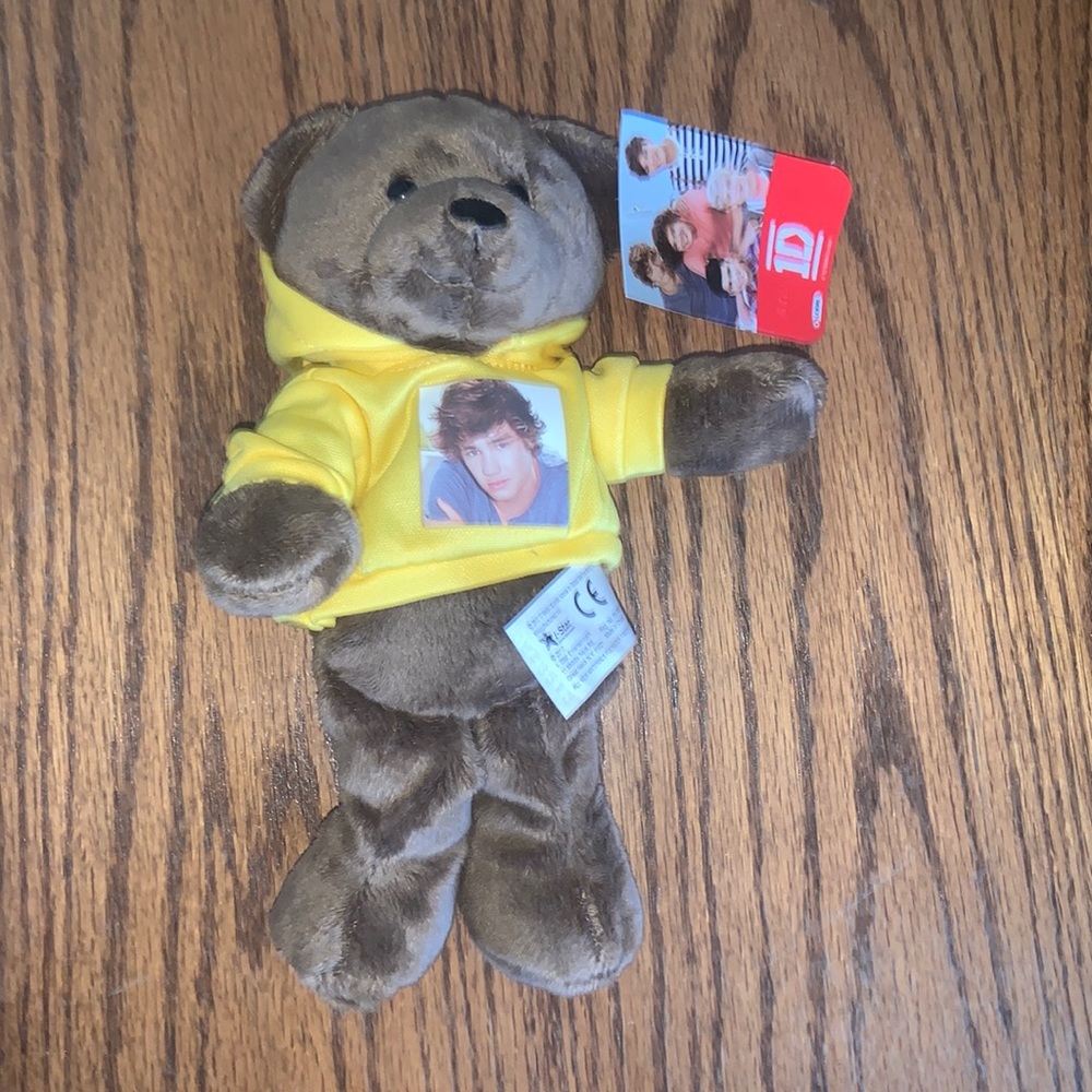 One Direction Plush Bear with Picture of Liam